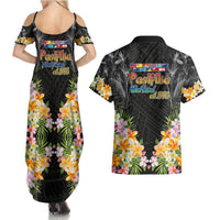 Pasifika Vibes Festival 2024 Auckland Couples Matching Summer Maxi Dress and Hawaiian Shirt LT9 - Polynesian Pride
