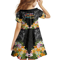 Pasifika Vibes Festival 2024 Auckland Kid Short Sleeve Dress LT9 - Polynesian Pride