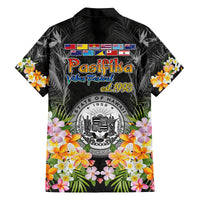 Pasifika Vibes Festival 2024 Family Matching Off Shoulder Long Sleeve Dress and Hawaiian Shirt Kanaka Maoli With Hawaiian Islands LT9 - Polynesian Pride