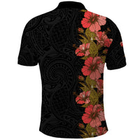 Hawaii Tropical Flowers Tribal Pattern Polo Shirt No4 LT9 - Polynesian Pride
