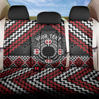 Personalised Aotearoa Niho Taniwha Motif Back Car Seat Cover Red Style