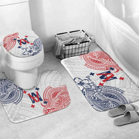 Kingdom of Uvea 1842-1860 Personalized Bathroom Set Wallis and Futuna Polynesian Tribal Pattern - Polynesian Pride