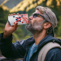 Kingdom of Uvea 1842-1860 Personalized 4 in 1 Can Cooler Tumbler Wallis and Futuna Polynesian Tribal Pattern