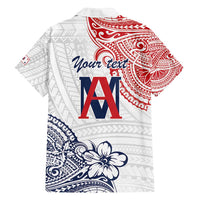 Kingdom of Uvea 1842-1860 Personalized Family Matching Long Sleeve Bodycon Dress and Hawaiian Shirt Wallis and Futuna Polynesian Tribal Pattern