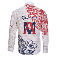 Kingdom of Uvea 1842-1860 Personalized Family Matching Mermaid Dress and Hawaiian Shirt Wallis and Futuna Polynesian Tribal Pattern