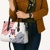 Kingdom of Uvea 1842-1860 Personalized Leather Bag Wallis and Futuna Polynesian Tribal Pattern - Polynesian Pride