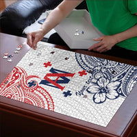 Kingdom of Uvea 1842-1860 Personalized Puzzle Wallis and Futuna Polynesian Tribal Pattern - Polynesian Pride