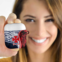 Kingdom of Uvea 1860-1886 Personalized AirPods Case Wallis and Futuna Polynesian Tribal Pattern - Polynesian Pride