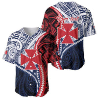 Kingdom of Uvea 1860-1886 Personalized Baseball Jersey Wallis and Futuna Polynesian Tribal Pattern