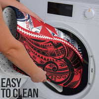 Kingdom of Uvea 1860-1886 Personalized Bathroom Set Wallis and Futuna Polynesian Tribal Pattern - Polynesian Pride