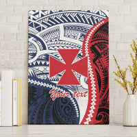 Kingdom of Uvea 1860-1886 Personalized Canvas Wall Art Wallis and Futuna Polynesian Tribal Pattern