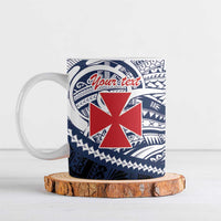 Kingdom of Uvea 1860-1886 Personalized Ceramic Mug Wallis and Futuna Polynesian Tribal Pattern - Polynesian Pride