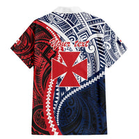 Kingdom of Uvea 1860-1886 Personalized Family Matching Mermaid Dress and Hawaiian Shirt Wallis and Futuna Polynesian Tribal Pattern