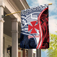 Kingdom of Uvea 1860-1886 Personalized Garden Flag Wallis and Futuna Polynesian Tribal Pattern