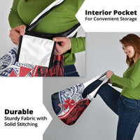 Kingdom of Uvea 1860-1886 Personalized Grocery Bag Wallis and Futuna Polynesian Tribal Pattern