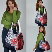 Kingdom of Uvea 1860-1886 Personalized Grocery Bag Wallis and Futuna Polynesian Tribal Pattern