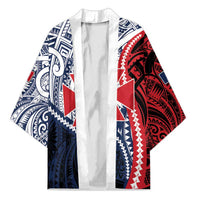 Kingdom of Uvea 1860-1886 Personalized Kimono Wallis and Futuna Polynesian Tribal Pattern - Polynesian Pride