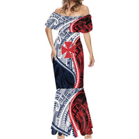 Kingdom of Uvea 1860-1886 Personalized Mermaid Dress Wallis and Futuna Polynesian Tribal Pattern