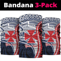 Kingdom of Uvea 1860-1886 Personalized Neck Gaiter Wallis and Futuna Polynesian Tribal Pattern - Polynesian Pride