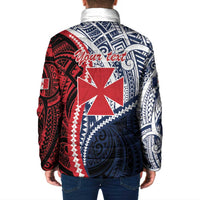 Kingdom of Uvea 1860-1886 Personalized Padded Jacket Wallis and Futuna Polynesian Tribal Pattern - Polynesian Pride