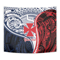 Kingdom of Uvea 1860-1886 Personalized Tapestry Wallis and Futuna Polynesian Tribal Pattern