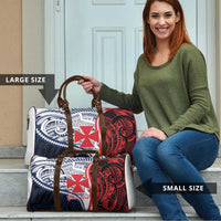 Kingdom of Uvea 1860-1886 Personalized Travel Bag Wallis and Futuna Polynesian Tribal Pattern - Polynesian Pride