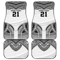 Flying Fijians Pacific Fiji Rugby Custom Car Mats Polynesian Pattern