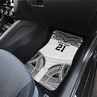 Flying Fijians Pacific Fiji Rugby Custom Car Mats Polynesian Pattern