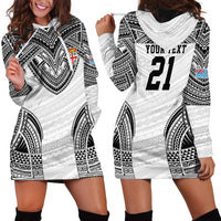 Flying Fijians Pacific Fiji Rugby Custom Hoodie Dress Polynesian Pattern