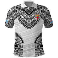 Flying Fijians Pacific Fiji Rugby Custom Polo Shirt Polynesian Pattern