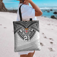 Flying Fijians Pacific Fiji Rugby Custom Tote Bag Polynesian Pattern - Polynesian Pride