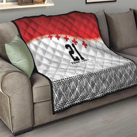 Ikale Tahi Pacific Tonga Rugby Custom Quilt Tongan Ngatu with Flag Pattern LT9 - Polynesian Pride
