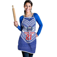 Manu Samoa Pacific Samoa Rugby Custom Apron Polynesian Pattern - Polynesian Pride