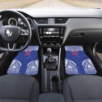 Manu Samoa Pacific Samoa Rugby Custom Car Mats Polynesian Pattern