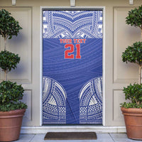Manu Samoa Pacific Samoa Rugby Custom Door Cover Polynesian Pattern - Polynesian Pride