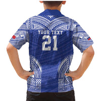 Manu Samoa Pacific Samoa Rugby Custom Family Matching Mermaid Dress and Hawaiian Shirt Polynesian Pattern