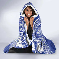 Manu Samoa Pacific Samoa Rugby Custom Hooded Blanket Polynesian Pattern