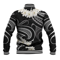 White Sunday Tokelau Gardenia Thunbergia Baseball Jacket Fakamalo Atu Kia Te Koutou Uma