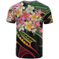Kiribati Red Jasmine Mango T Shirt Reggae Polynesian Art Vibe