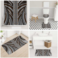Brown Tongan Polynesian Tribal Bathroom Set - Polynesian Pride