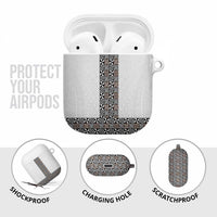 Light Gray Tongan Polynesian Tribal AirPods Case - Polynesian Pride