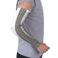 Light Gray Tongan Polynesian Tribal Arm Sleeves - Polynesian Pride