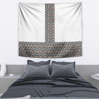 Light Gray Tongan Polynesian Tribal Tapestry - Polynesian Pride