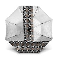 Light Gray Tongan Polynesian Tribal Umbrella - Polynesian Pride