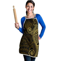 Black Gold Polynesian Tribal Apron - Polynesian Pride