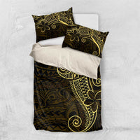 Black Gold Polynesian Tribal Bedding Set - Polynesian Pride