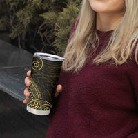 Black Gold Polynesian Tribal Tumbler Cup - Polynesian Pride