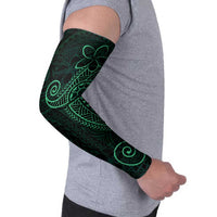 Black Green Polynesian Tribal Arm Sleeves - Polynesian Pride