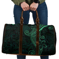 Black Green Polynesian Tribal Travel Bag - Polynesian Pride