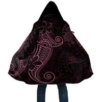 Black Pink Polynesian Tribal Cloak - Polynesian Pride